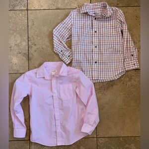 Boys Easter Button Down Shirt Bundle sz 4/5